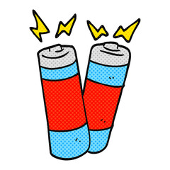 cartoon batteries