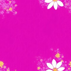  Abstract seamless flower background, generative ai 