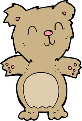 cartoon cute teddy bear