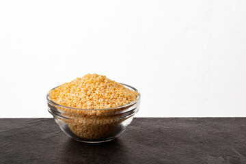 Sesamum indicum - Organic sesame seeds in the bowl