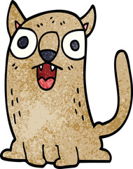 cartoon doodle funny cat