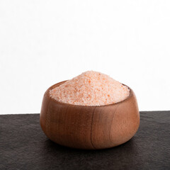 Fine pink salt from the Himalaya - Exotic cooking ingredient