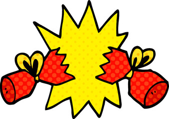 cartoon doodle cracker