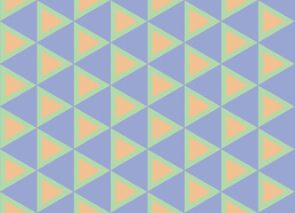 seamless geometric pattern blue, green and yellow pastel color 