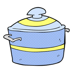 cartoon cooking pot