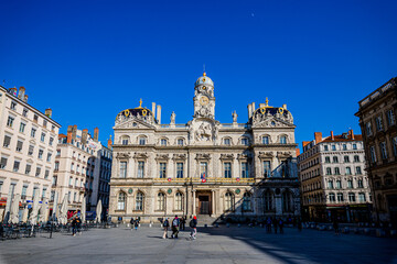 Hôtel de Ville de Lyon et Place des Terreaux