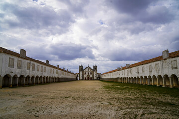 Old monastery at the coastline of Portugal