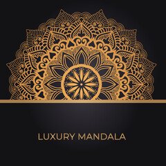 Luxury Ornamental Islamic Arabic Style Mandala Background Design Template
