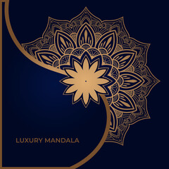 Luxury Ornamental Islamic Arabic Style Mandala Background Design Template