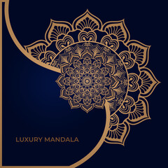 Luxury Ornamental Islamic Arabic Style Mandala Background Design Template