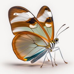 Glasswing butterfly Greta oto