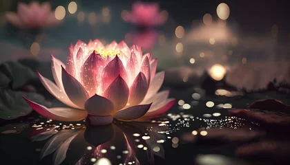 Foto op Canvas Lotus flower © Prasanth
