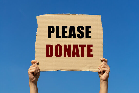 Please donate hi-res stock photography and images - Alamy