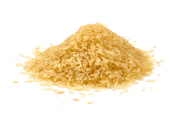 Rice, isolated on a white background.