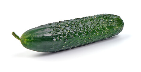Cucumbers, isolated on white background. High resolution image.