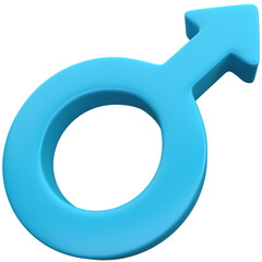 3d male icon, for UI, poster, banner, social media post. 3D rendering