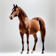 Obraz premium horse isolated on white background