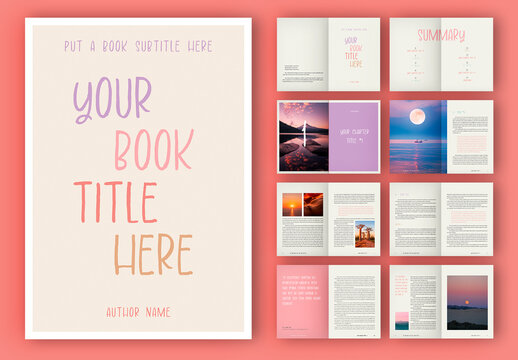 Colorful Print Book Layout