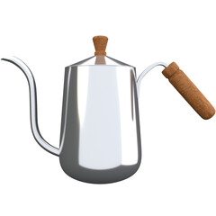 3d teapot illustration, for UI, poster, banner, social media post. 3D rendering