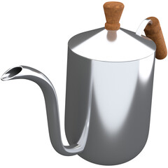 3d teapot illustration, for UI, poster, banner, social media post. 3D rendering