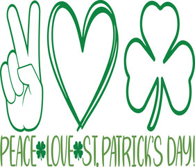 St. Patrick's Day greeting Vector illustration, Saint Patrick holiday quotes SVG design