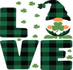 St. Patrick's Day greeting Vector illustration, Saint Patrick holiday quotes SVG design