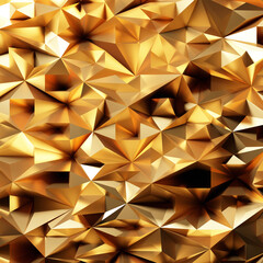 Gold metal background. Brushed metallic texture. 3d rendering