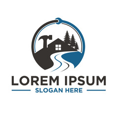 real estate construction Logo