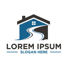 real estate with waves 