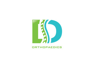 Spine logo design template.icon for science technology