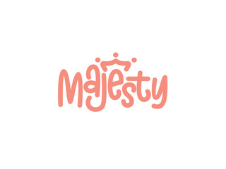 Elegant majesty Logo Illustration In Isolated White Background