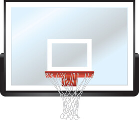 Basketball Rim and Backboard © enterlinedesign