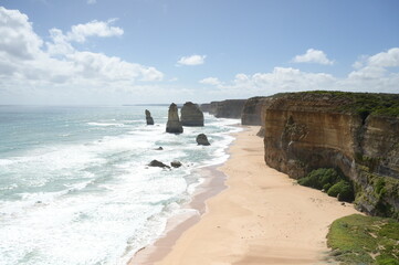 Fototapeta na wymiar The ocean view of famous place in Australia