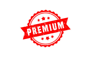 Obraz premium PREMIUM rubber stamp with grunge style on white background