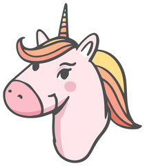 Kawaii Unicorn Cartoon