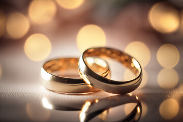 Obraz na płótnie Canvas Wedding ring (AI Generated)