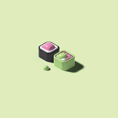 3D Simple Sushi Icon
