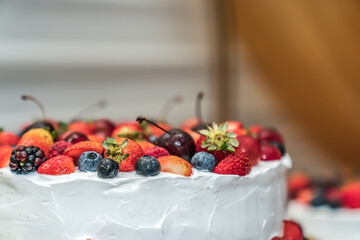 Fresh handmade fruit cake