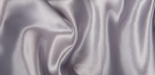 gray or silver silk satin texture background.