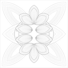 Perfect coloring book of pleasing doodle flowers for holidays at home