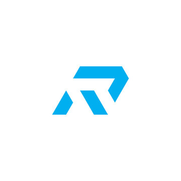 logo design vector icon letter R unique