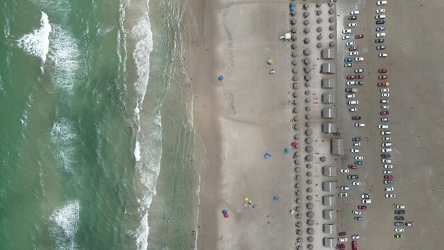 Aerial dron view from Tampico beach.