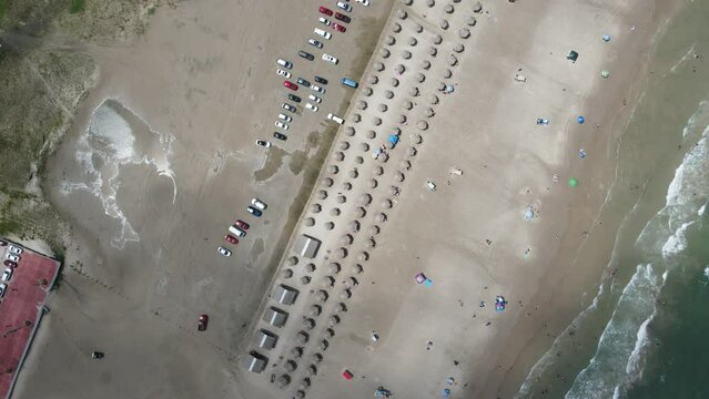 Aerial dron view from Tampico beach.