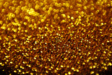 up close golden glimmer and shine