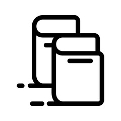 books icon or logo isolated sign symbol vector illustration - high quality black style vector icons
