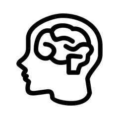 brain icon or logo isolated sign symbol vector illustration - high quality black style vector icons
