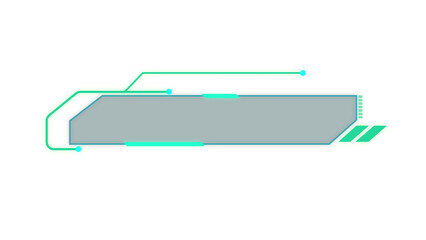 Abstract tab display infographic sci-fi futuristic HUD frame information