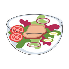 vegetable salad bowl