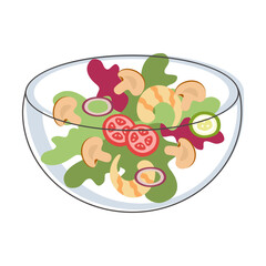 vegetable salad bowl