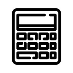 calculator icon or logo isolated sign symbol vector illustration - high quality black style vector icons
